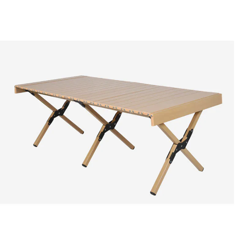 Foldable Dinning Table Outdoor Picnic Metal All Aluminium Portable Joint Design Multifunctional