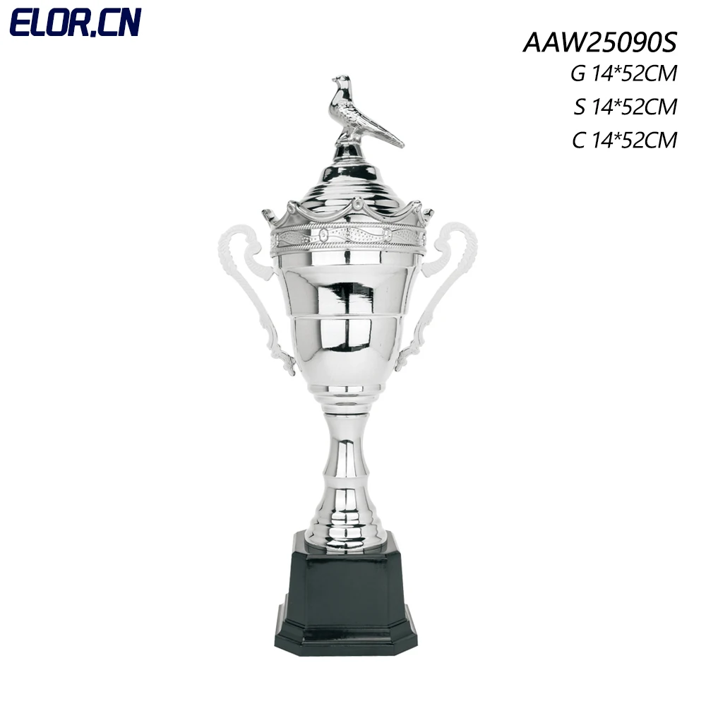 Elor Creative Design Golden Golf Trophies And Awards With Custom Nameplate Factory Direct Supply Sports Trophy Cup Plaques