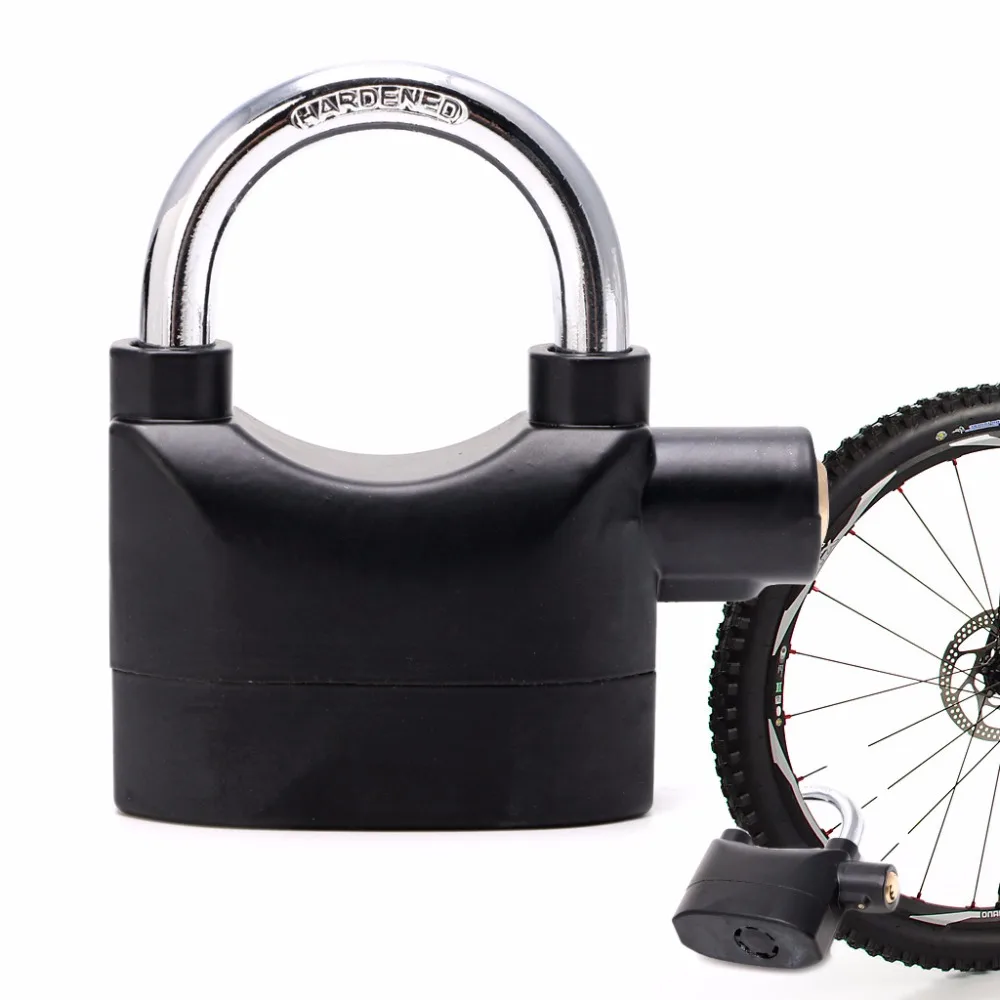Waterproof Siren Bicycle Lock Alarm Anti Theft Alarm Lock with Key