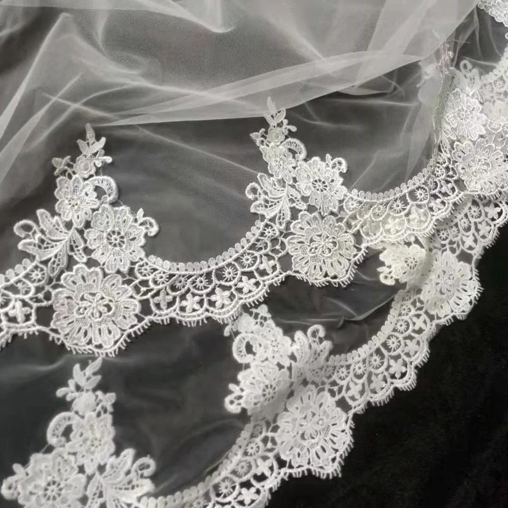 
Hot Sale modern Natural style Bridal Veils Soft Tulle Wedding Veil Bride 