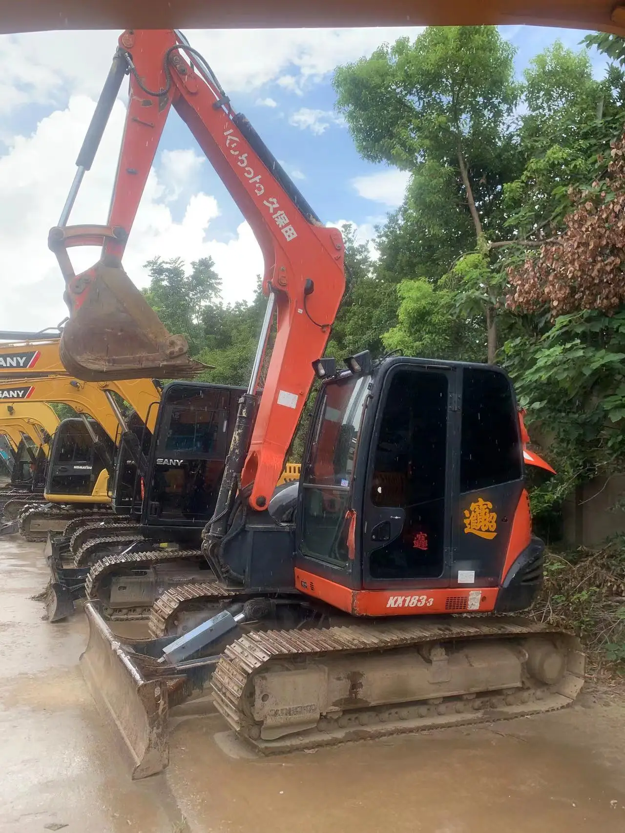 Used good Kubota/ Excavator Kubota KX183-3 Japan Original for Sale