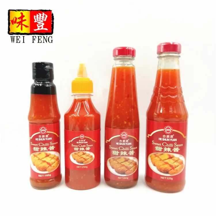 Factory HALAL Certificated 250ml Squeeze Bottle Hot Spicy Chilli Sweet Chili Sauce