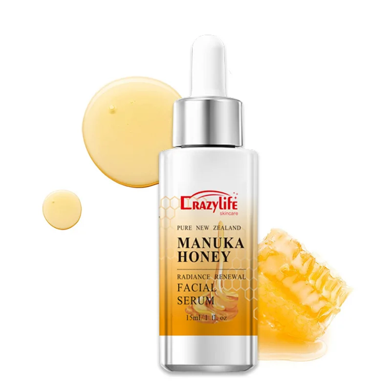 OEM Pure Honey Hyaluronic Acid  Whitening Moisturizer Vitamin C Face Serum Anti Wrinkle Face Serum  Skin Care  Private label