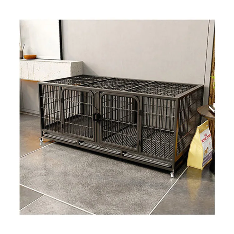 High Quality Indoor Galvanized Square Pipe Villa Cat Cage Layer Pet Cage Metal Large Cat Cages