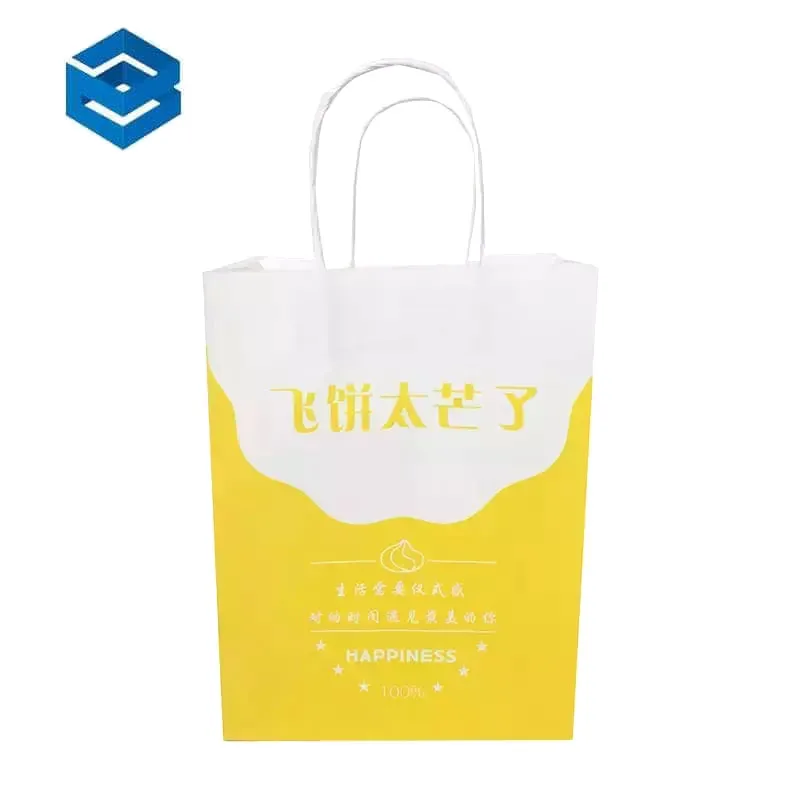 Wholesale Kraft Craft Gift Paper Bags Custom Printed Kraft Paper Shopping Bags with Bottom Gusset