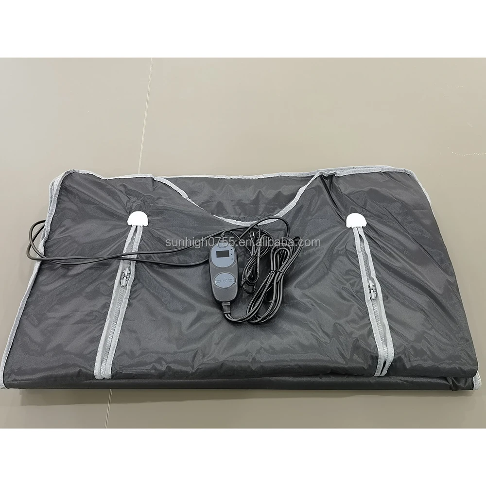 Sunhigh LF 2024 HOT selling Sauna Blanket Sweating Detox Body Shape Fitness Far Infrared Sauna Blanket for body care Waterproof