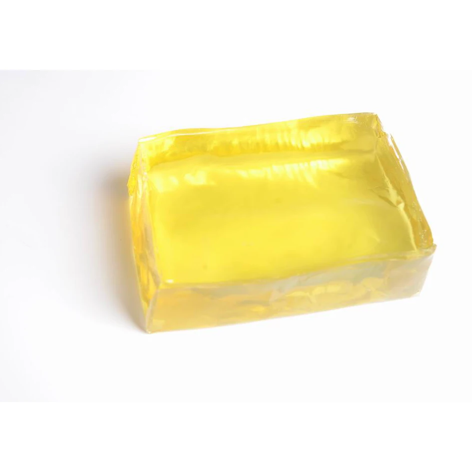 Hot melt adhesive block for shoes sole leather and fabric sole shoes machine