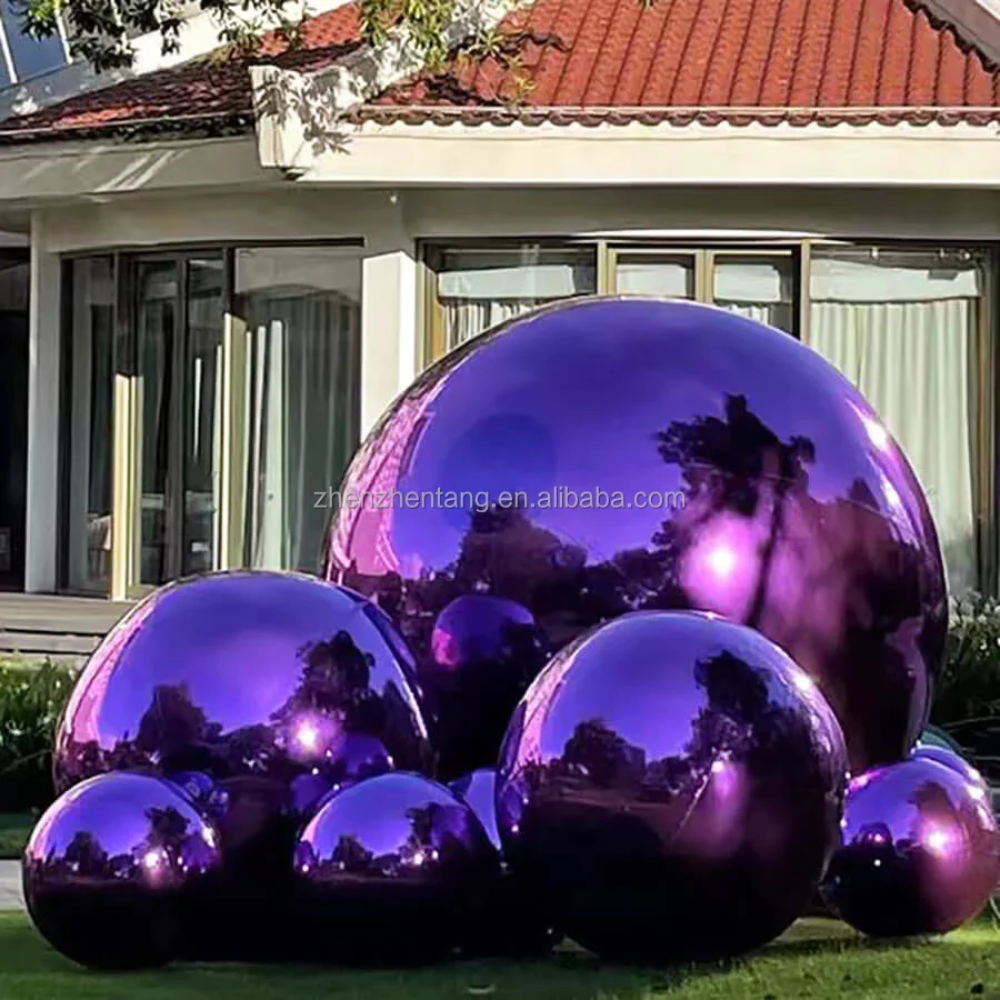 Giant PVC Inflatable Globe Mirror Ball Balloon Outdoor Events Parties Nightclubs Promotions-Digital Printing Includes Blower