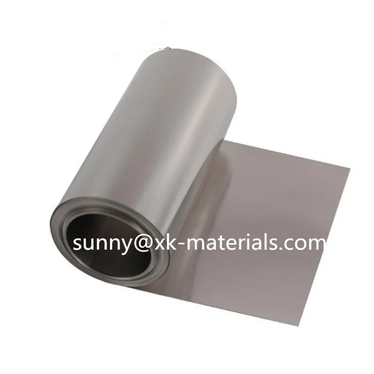 Corrosion-resistant pure vanadium foil thickness 0.1 0.2 0.3mm acid and alkali resistant V vanadium tape