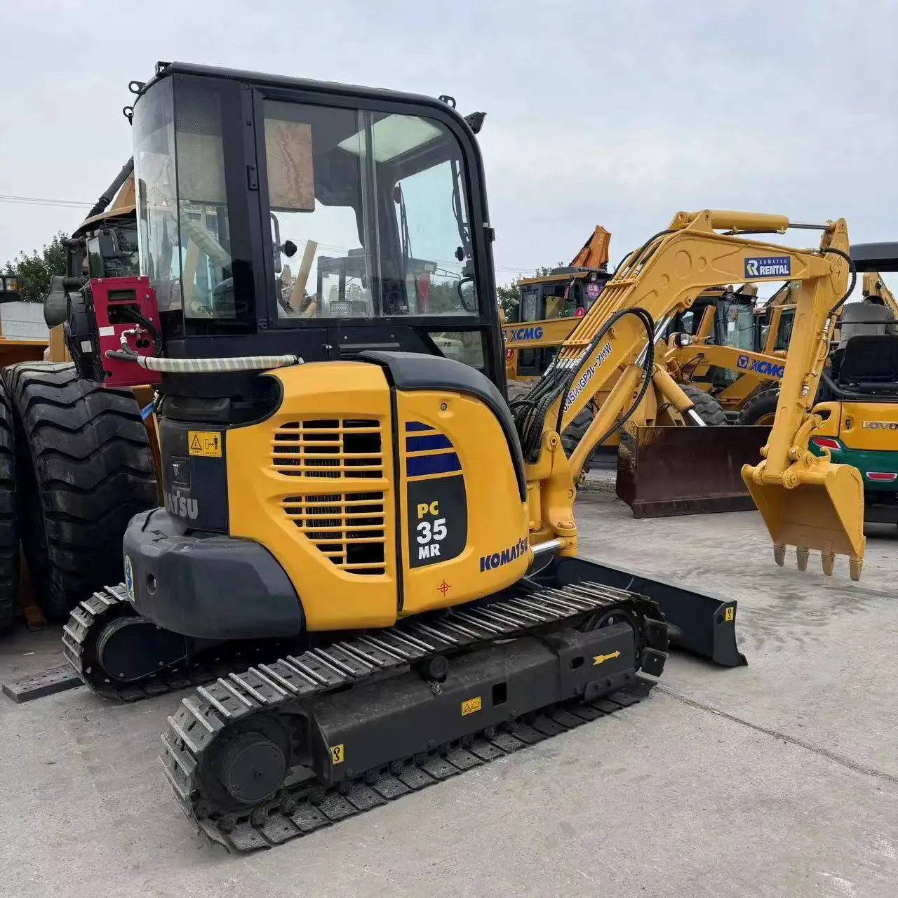 Лидер продаж Подержанный мини-экскаватор Komatsu PC35 качественный подержанный гусеничный экскаватор основной двигатель насос коробка передач подшипник двигателя