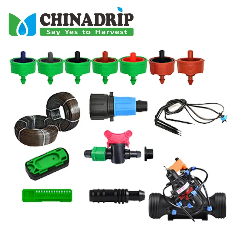 mini barbed coupling valve drip irrigation tape fittings