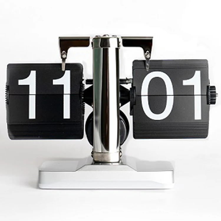Manufacturers Wholesale Gift Office Custom  Digital Home Retro Desk Creative Mechanical Page Flip Clock