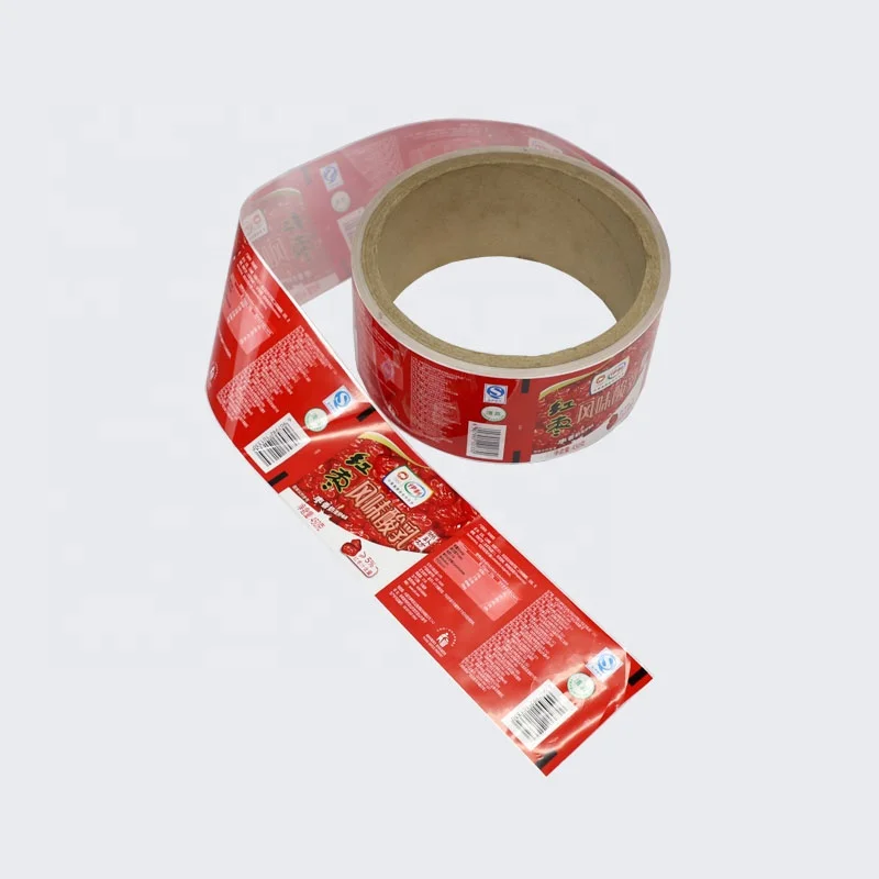 Custom Hot Melt Glue OPP Plastic Private Labels Beverage Drinks Water Bottles Wine Beer Coffee Whisky Industrial Cartons