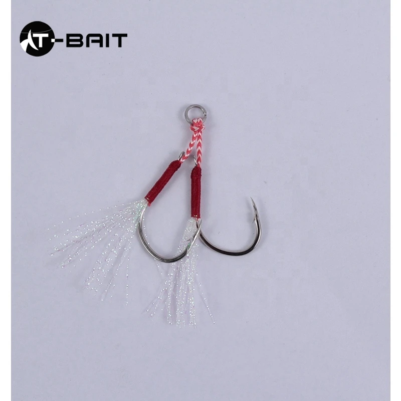 Metal Jig Hook High Carbon short Sleeverbed Hooks Boy Fishing Iron with Bright Wire Fish 6 Knob Hook