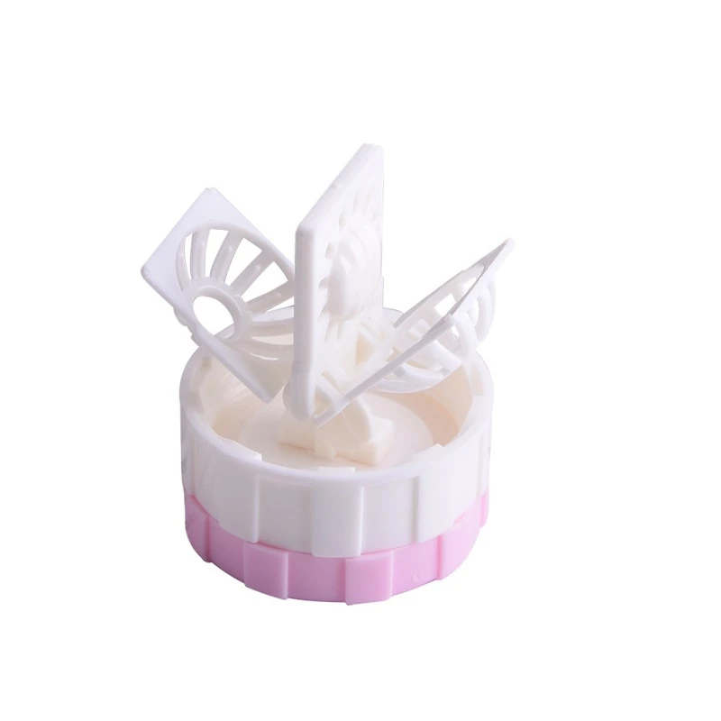 Manually Contact Lens Cleaner Washer Cleaning Lenses Case Contact Lenses Cleaning Device Practical Contact Lens Cleaner Case