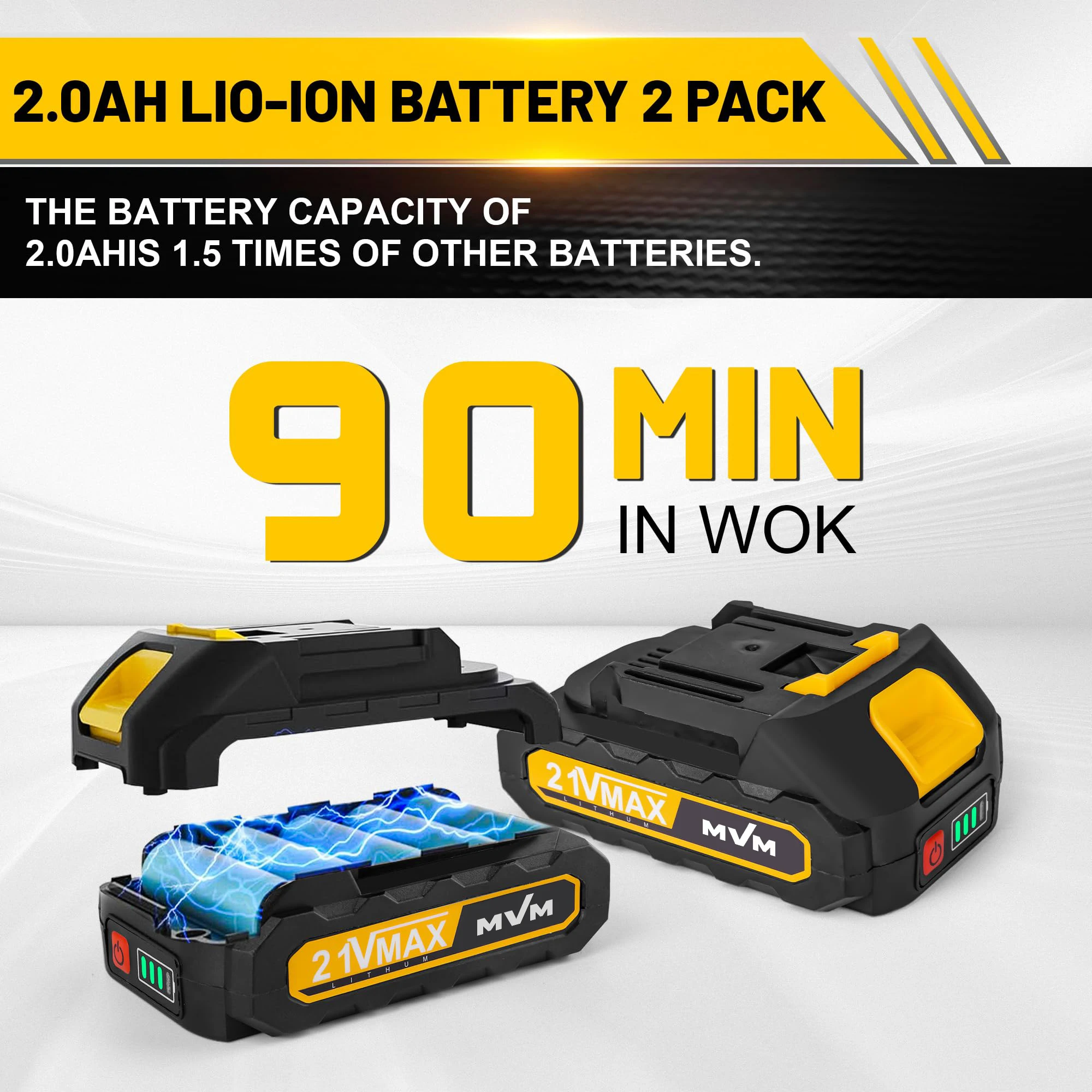 New Arrival China Power machine 6-Inch Cordless Handheld Electric Battery Powered Chainsaw for self-gardening