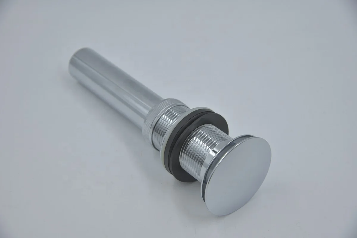 Фитинги для туалета, хромированный Слив для раковины с длинной трубой