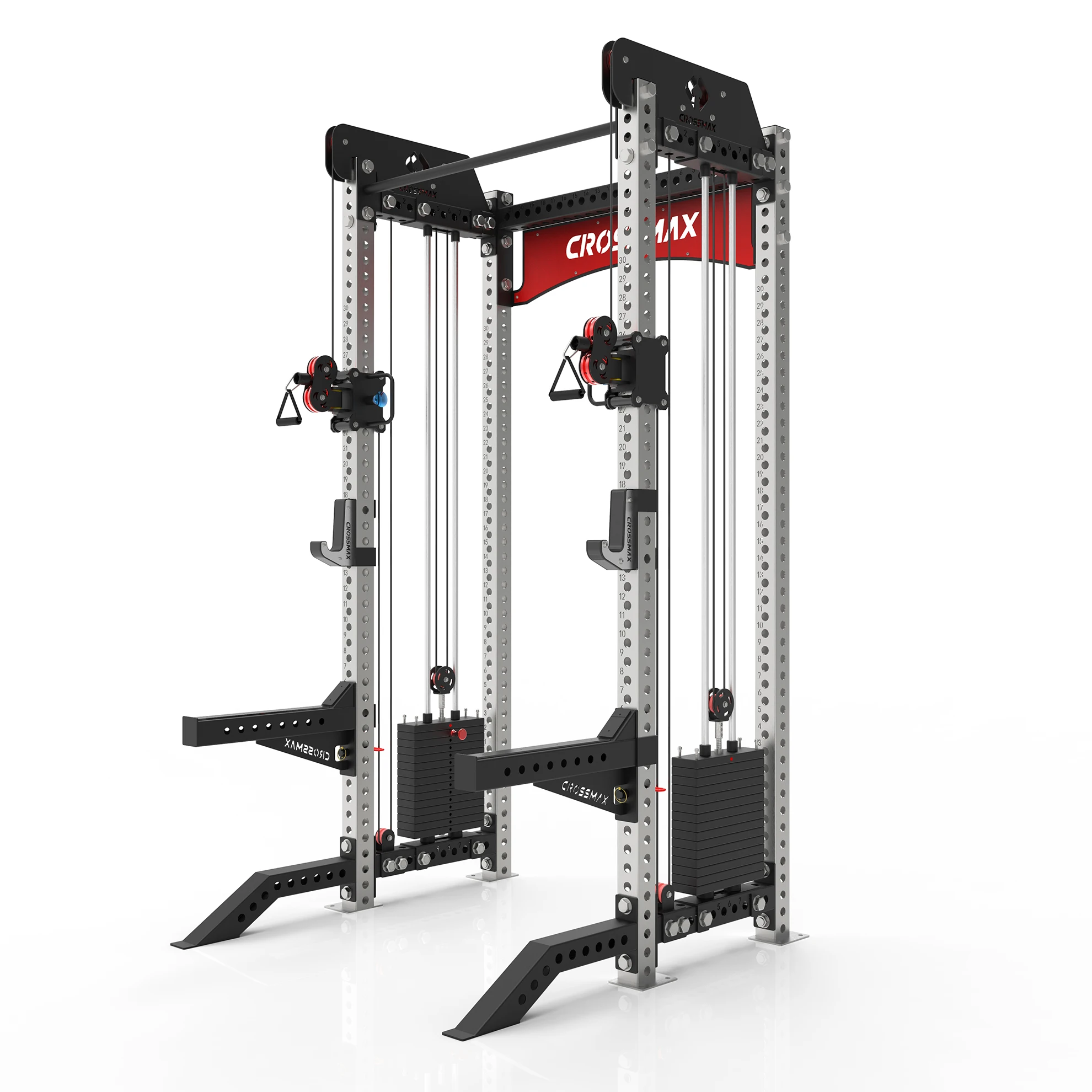 Wholesale Strength Gym Home Use Workout Training Power Rack Multifunction Dual Cable Crossover Machine