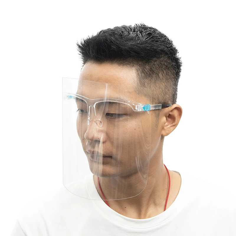 Wholesale Transparen Full Protective Faceshield Plastic Face