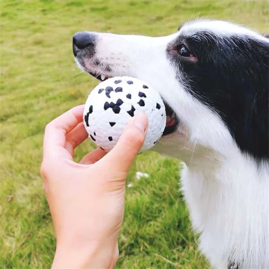 High Elasticity Pet Chew Ball ETPU Dog Puppy Outdoor Interactive Ball Toy Training Chew Ball Toys