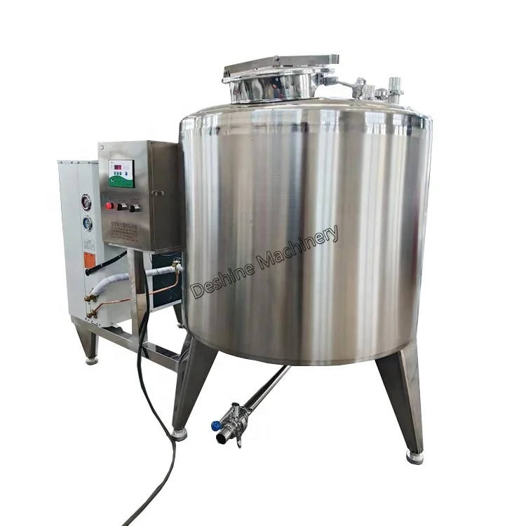 200l 500 liter 1000 liter small milk cooler tank milk cooling tank milk can