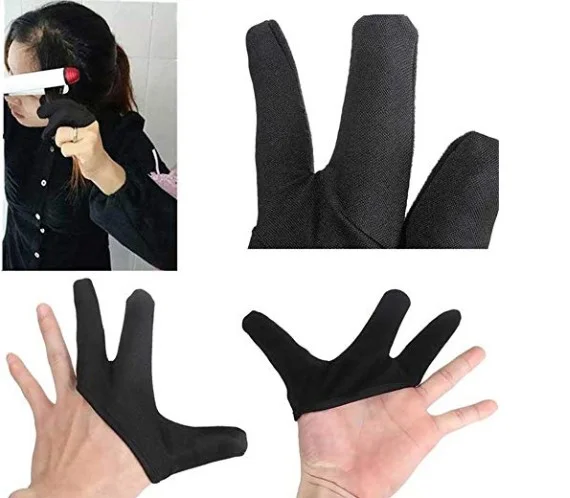 Hot sale high quality Professional Hair Salon Styling Hairdressing heat resistant protective Gloves
