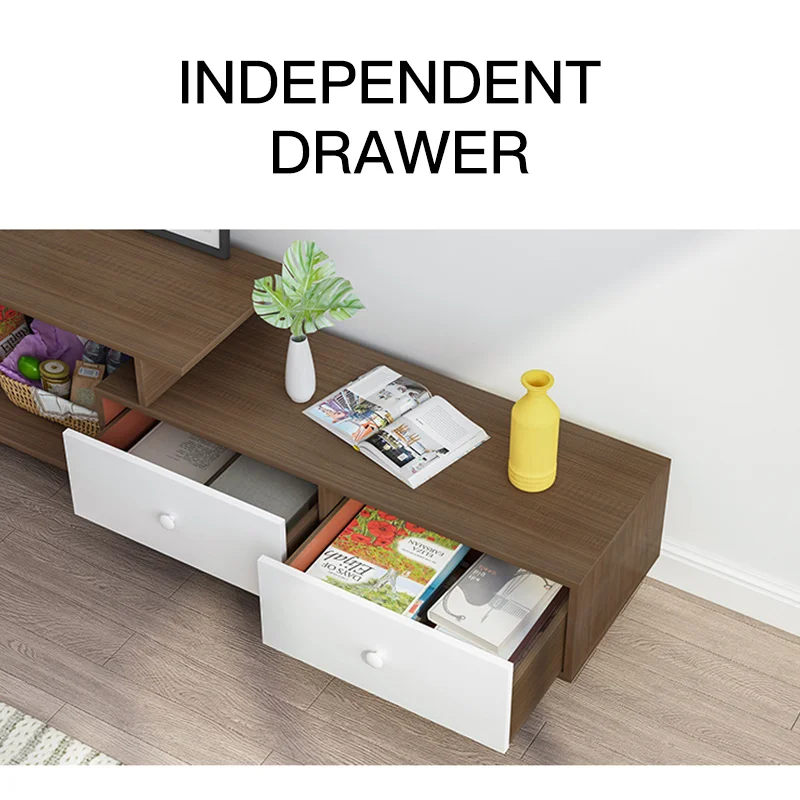 
Living Room Bedroom MDF Sideboard Storage Cupboard TV Cabinet Free Standing Cabinet 