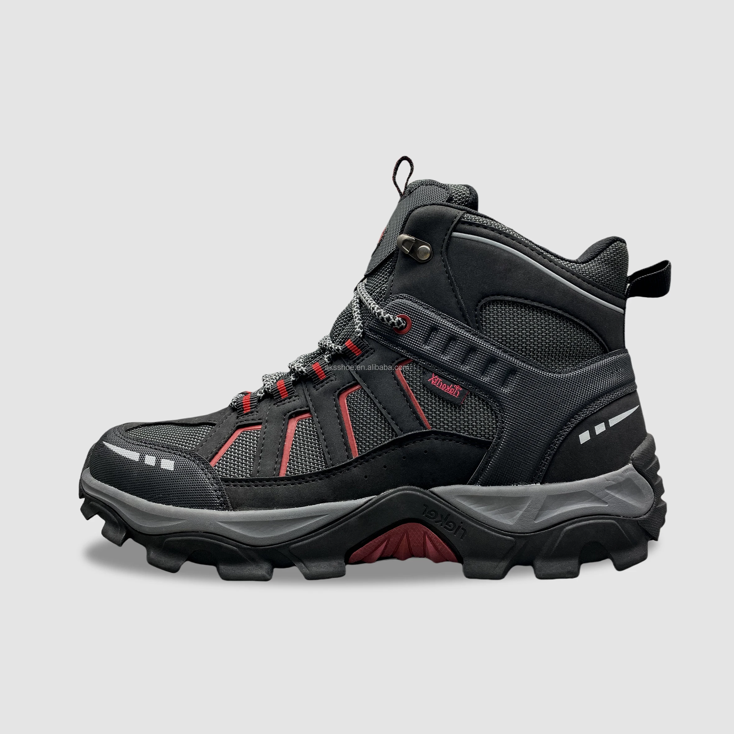 AKS OEM ODM Factory Price Men Hiking Boots Anti-slip Wear-resistant Camping Trekking Climbing Shoes 39-47 Outdoor Hiking Shoes