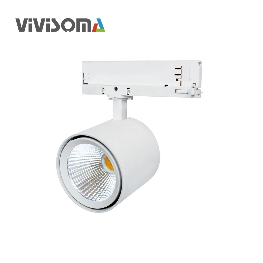 TK31009 Black white finish actual 100lm/w high lumen output 20W 30W 35W 40W dali dimmable phase dimmable focus led track light