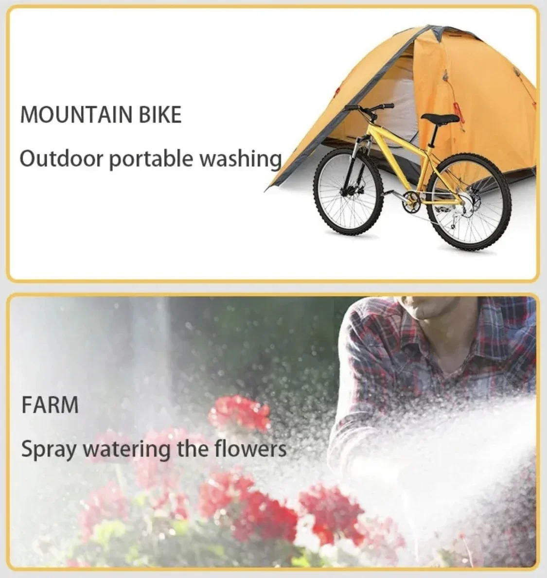 Long Endurance Car Washer Portable Lithium Battery 24V 48V 96V Car Washer High Pressure Car Wash Gun Equipment