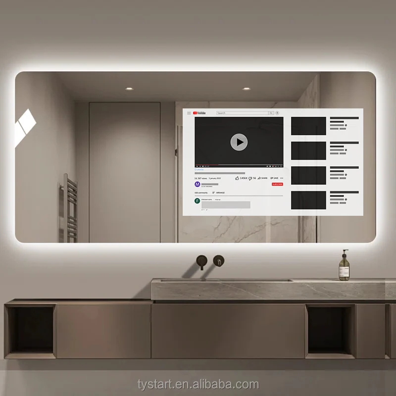 smart mirror 140cm hidden camera bathroom mirror bathroom mirror tv