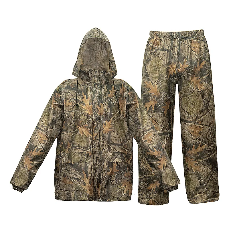 Raining coat Softshell Uniform Outdoor Camping Hiking Waterproof Tactical Jacket And Pants Hunting Suit Cheap Price