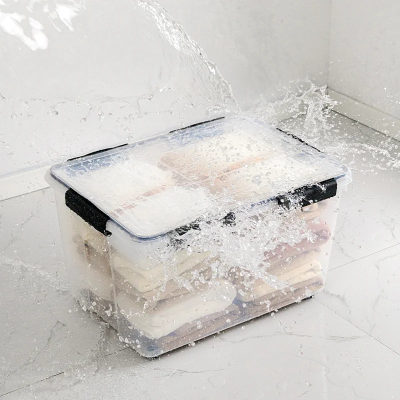 68L Large Capacity Clear Sealed Box Multifunctional High Quality Home Storage Container & Toy Organizer