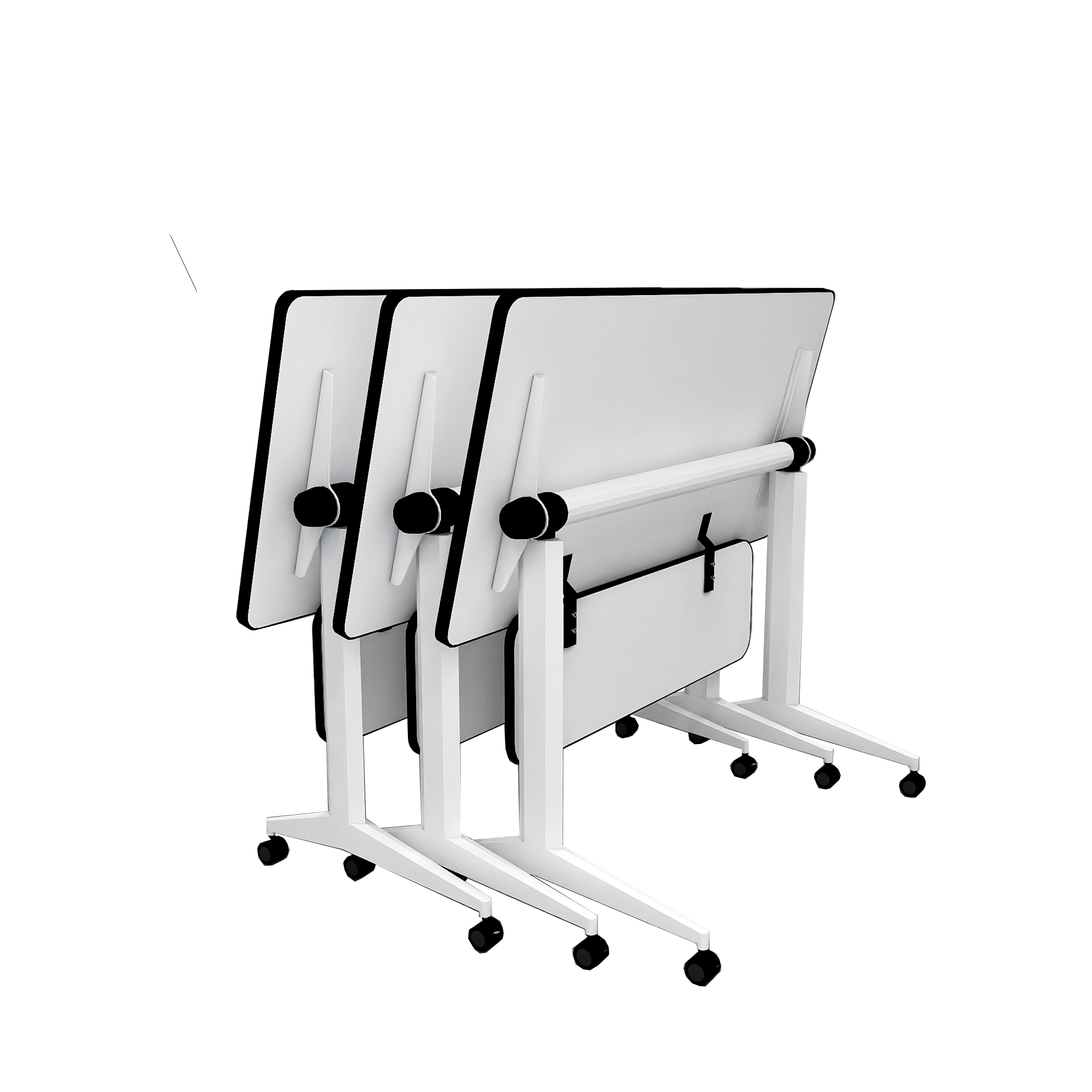 2023 ergonomic rectangular  meeting room foldable mobile modern office furniture reading folding training table conference table