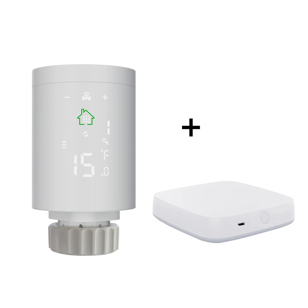 Tuya Zigbee Smart Home Products Thermostat For Water Heater Programmable  Radiator Valve Tuya App Remote Control TRV Valces