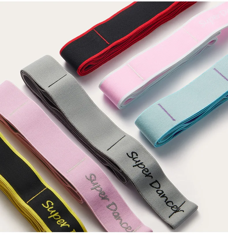 Cheapest High Elasticity Digital Printed Yoga Stretching Strap for Adults and Kids ballet dancing