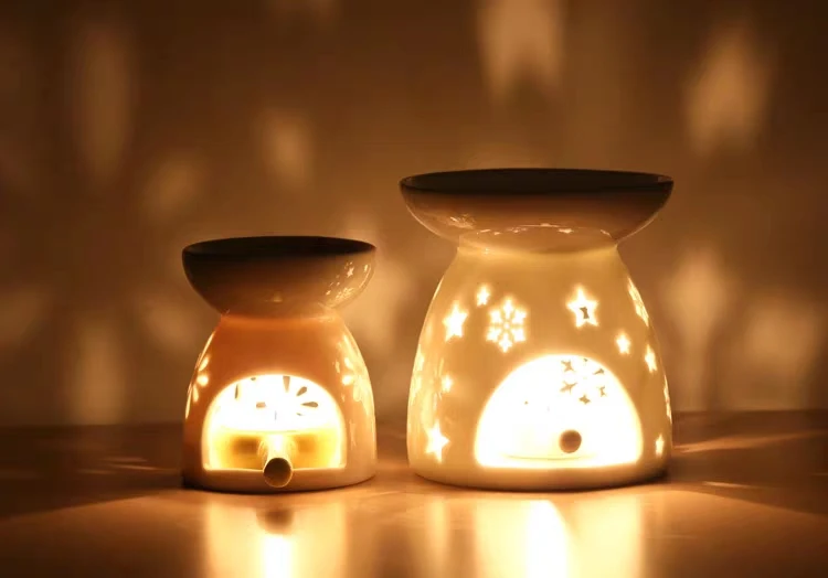 concise style Glass Candle Holder lanterns and ceramic candle jars for Home Decor Wedding