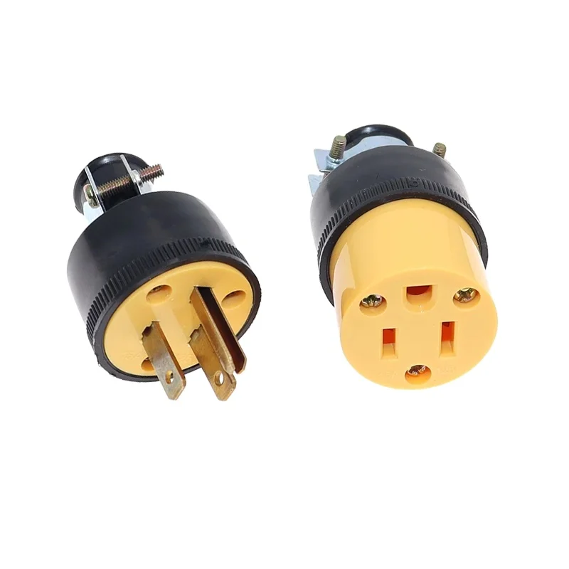 3 Pin Male Electrical Plug Heavy Duty Socket Male Plug 3 Prong Male Electrical Outlet