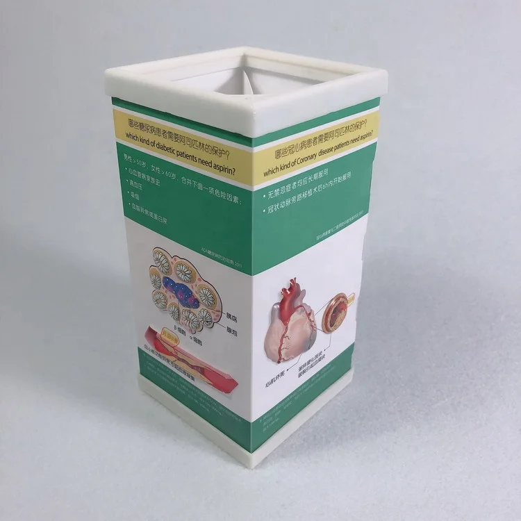 Customized PVC 3D blister pen container medical gift pen holder  Hospital-specific supply