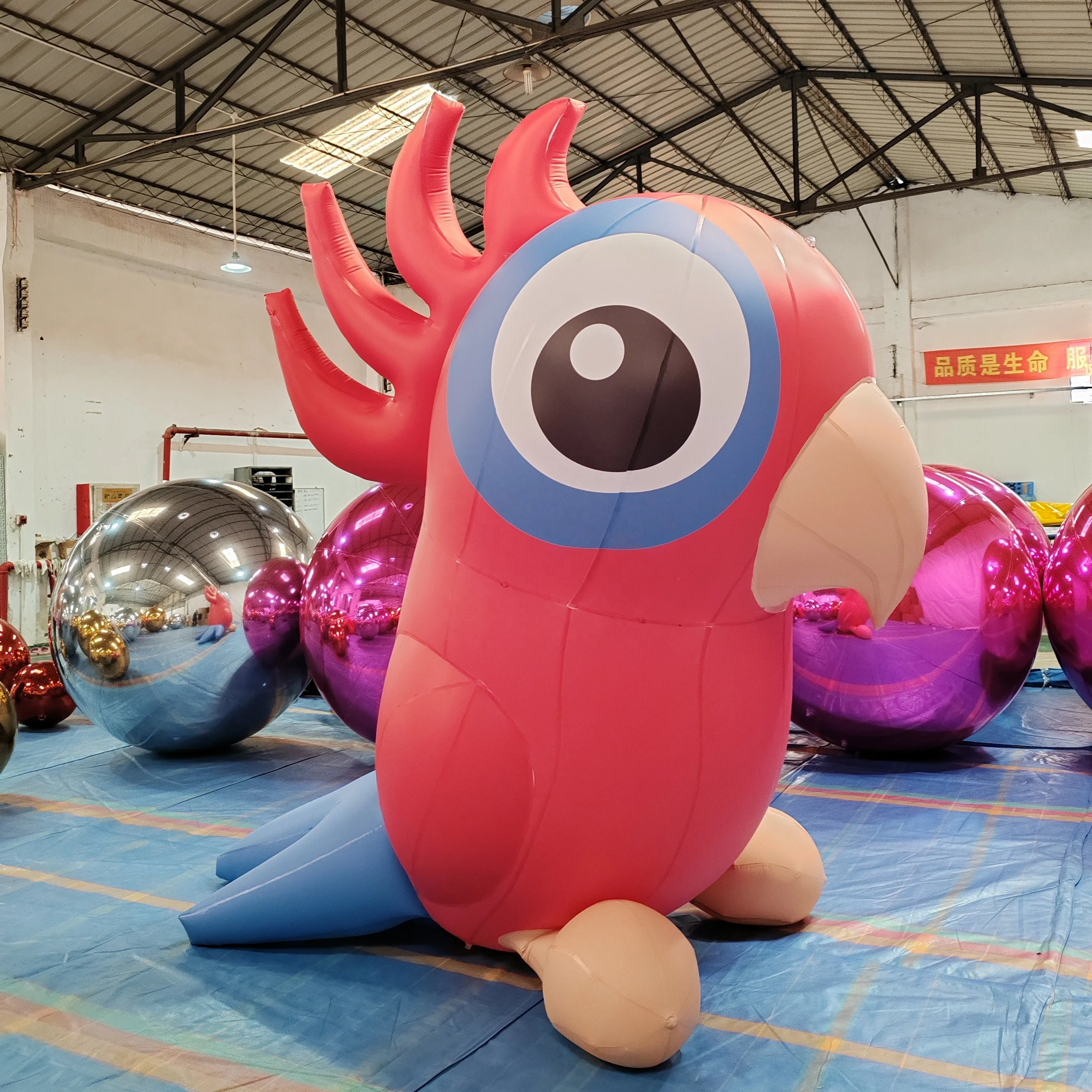 Parrot Inflatable Advertising Decoration Holiday Party Inflatable Cartoon Parrot Decoration