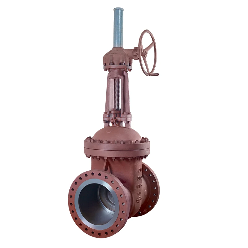 
Paint has not been sprayed yet, can be customized 20inch Z540H-300LB Bevel gear cast steel wedge gate valve 