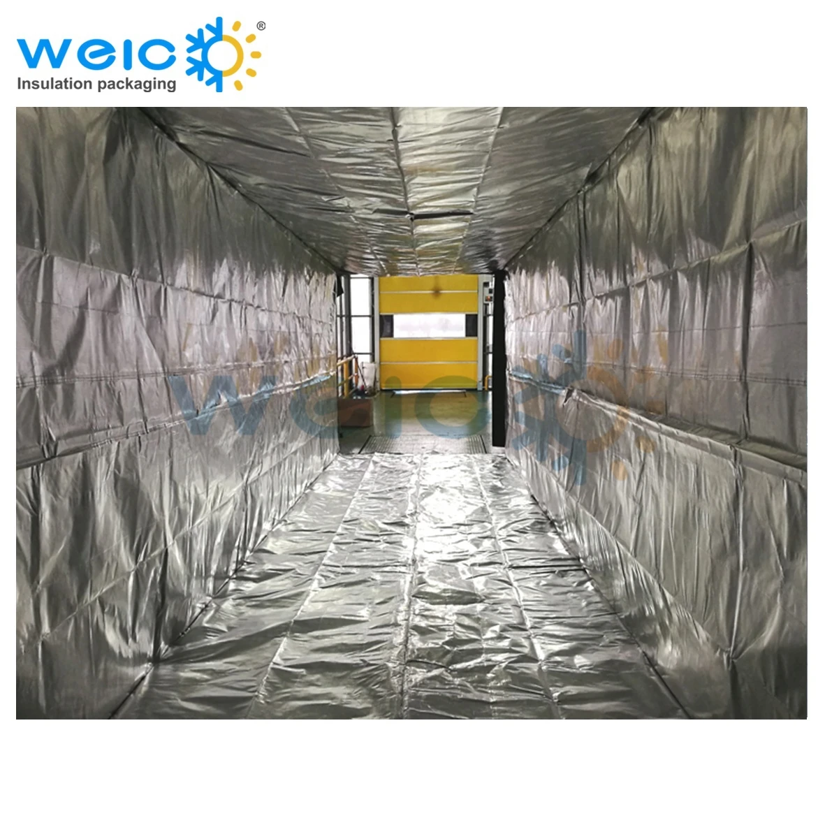 40gp Aluminum Foil Thermal Container Liner Thermal Blankets For Transportation