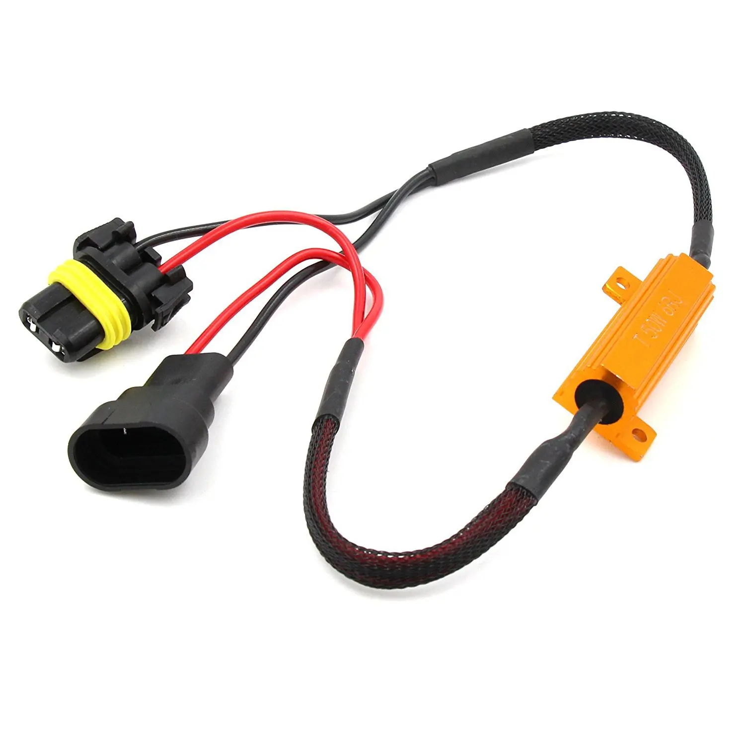2pcs H11 LED Fog Lamp Canceler Canbus Controller Warning HID Ballast LED Load Resistor Decoder