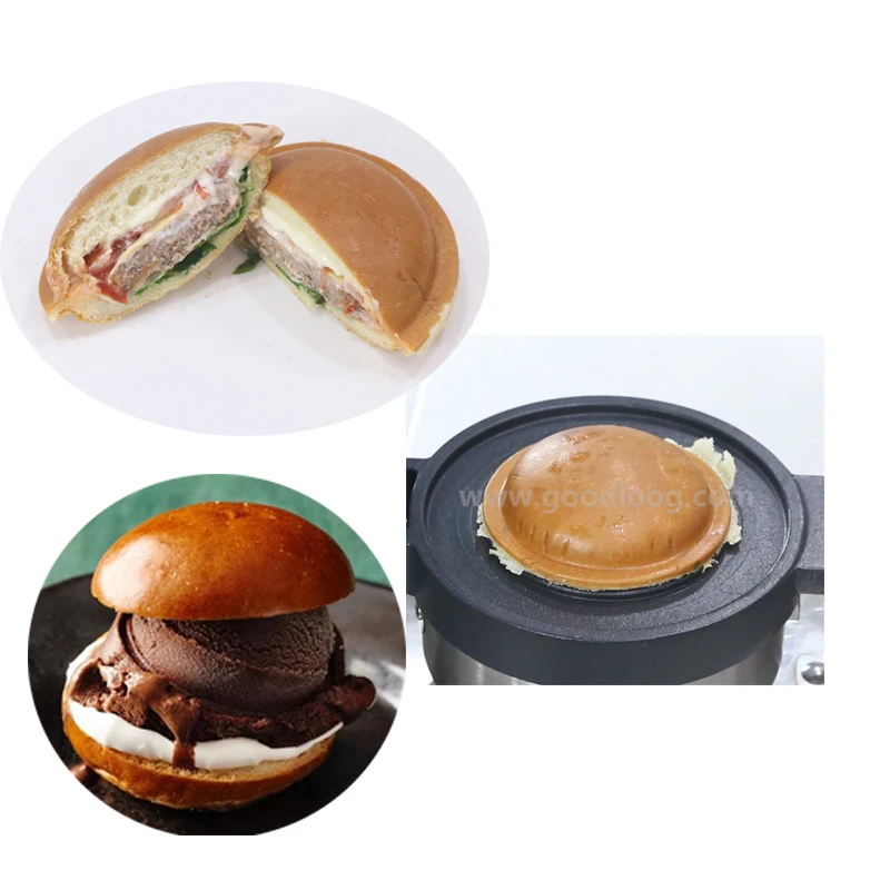 UFO Shape Hamburger Press Maker Best Price Gelato Panini Press Commercial Digital UFO Burger Machine
