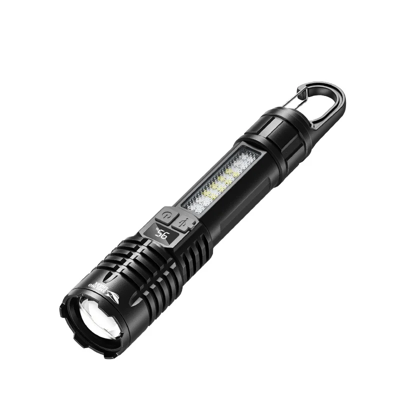 Outdoor Camping LED Tactical Flashlight 10000mAh Rechargeable Super Long Range Emergency Spotlight