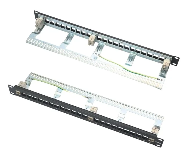 Растворы для структурированного кабеля FTP 24 порта CAT5E CAT6 со светодиодной коммутационной