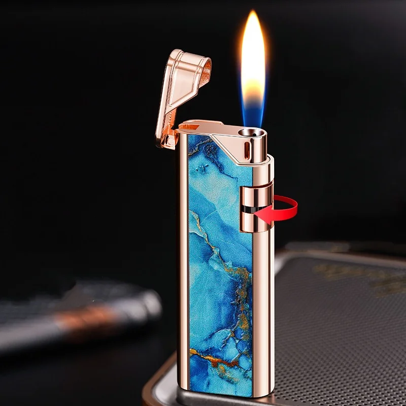 Silent electronic induction inflatable Lighter  Shell small Portable battery ignition Lighter