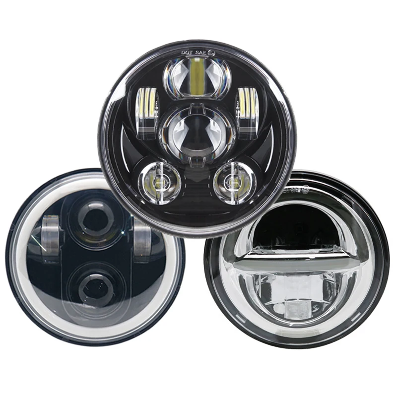 Система освещения для мотоцикла 5,75 дюйма, светодиодная фара для Harley