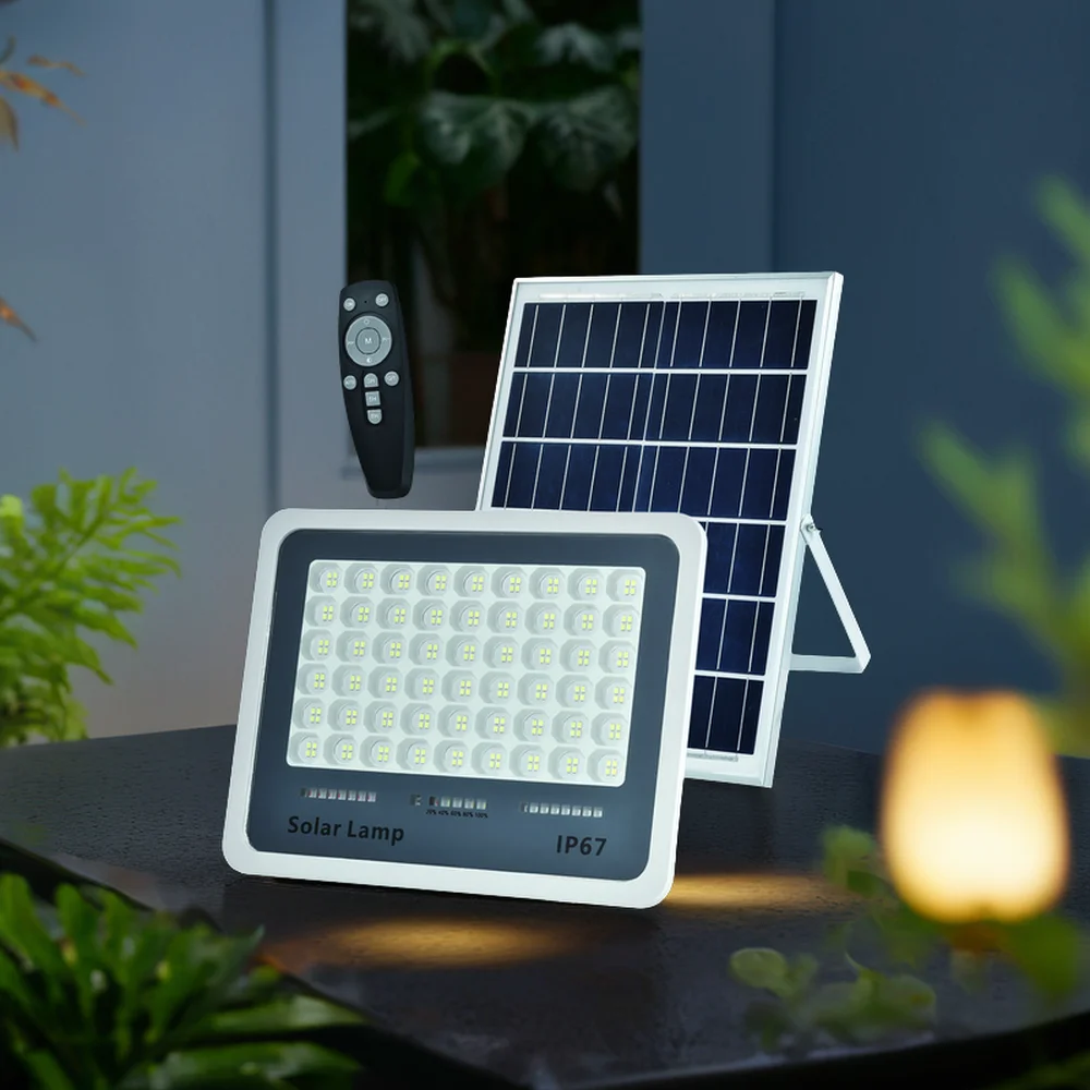 High Performance Customized Garden Pathway IP65 200w White LED Outdoor Waterproof Solar Flood Lights