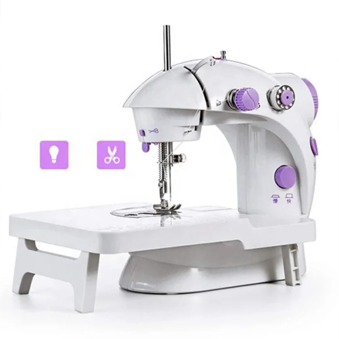 Household Night Light Foot Pedal Portable Handheld Wig Sewing Doll Hair Sewing Machine